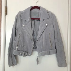 blankNYC suede biker jacket